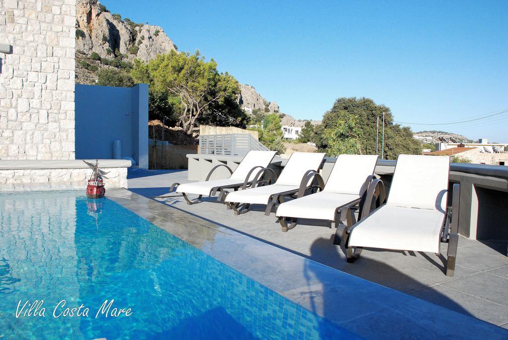 Villa Costamare - Enjoy Lazy Days On The Private Pool-Jacuzzi Pefki Rum bild