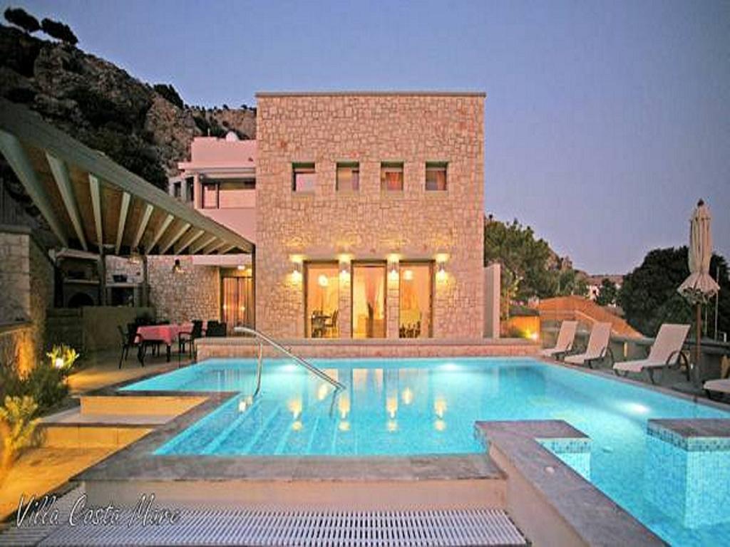 Villa Costamare - Enjoy Lazy Days On The Private Pool-Jacuzzi Pefki Rum bild